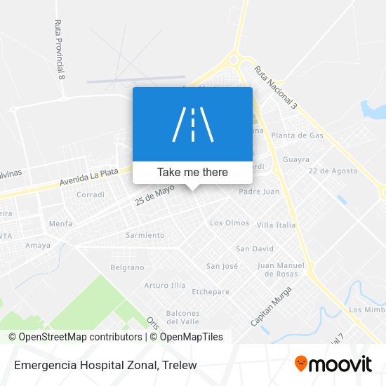 Mapa de Emergencia Hospital Zonal