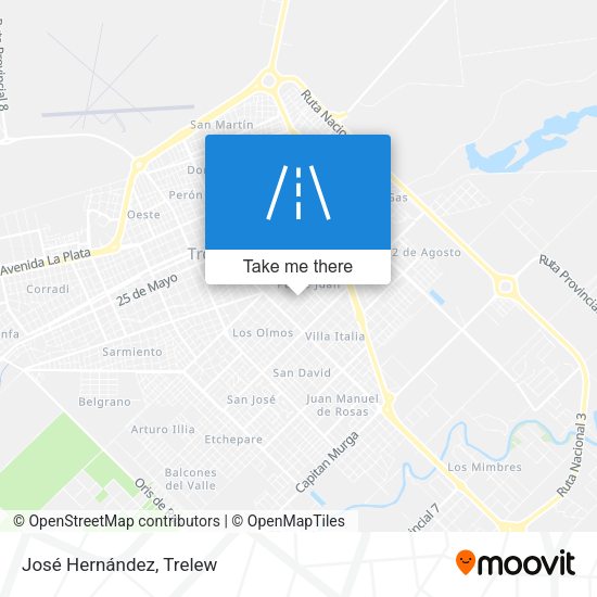 José Hernández map