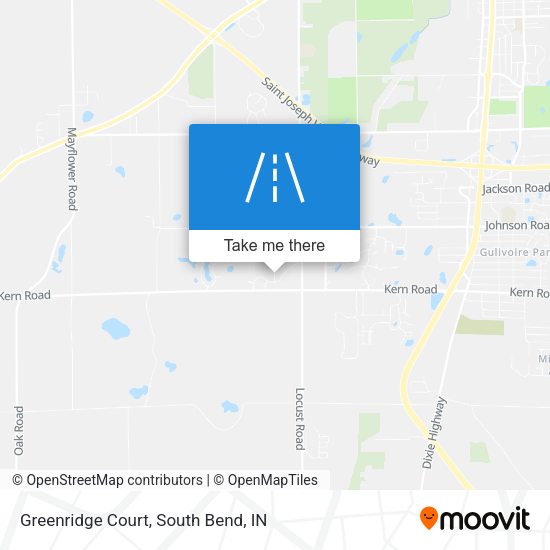 Greenridge Court map