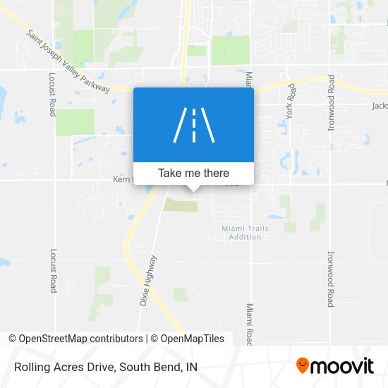 Rolling Acres Drive map