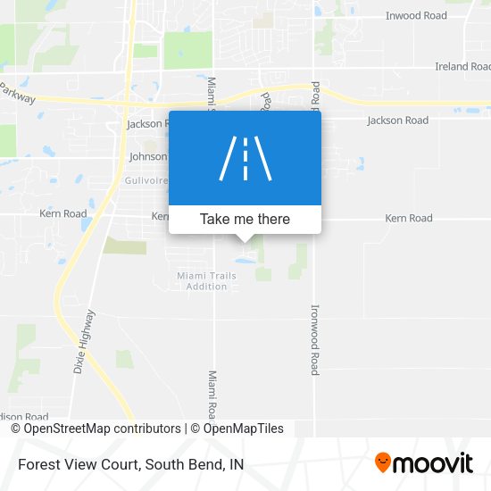 Forest View Court map