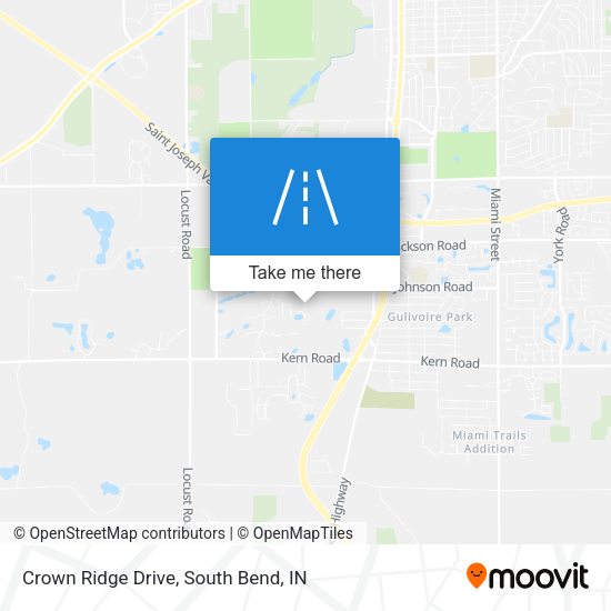 Mapa de Crown Ridge Drive