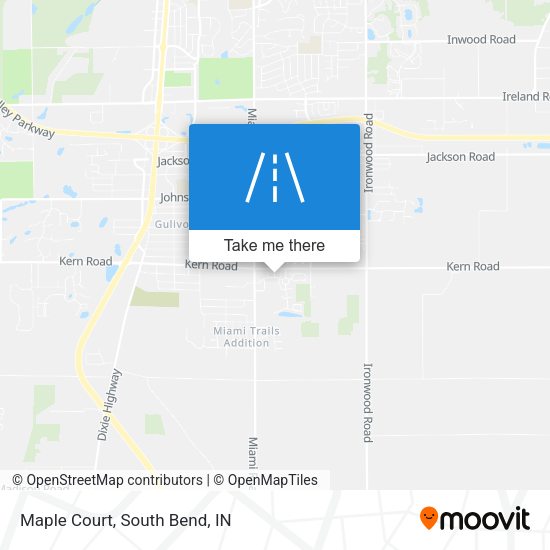 Maple Court map