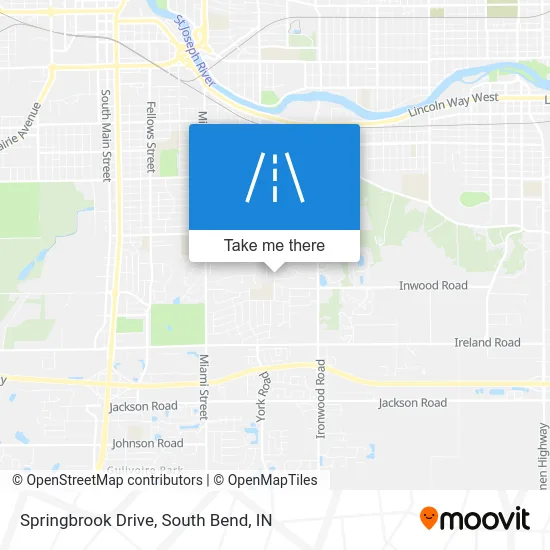Springbrook Drive map