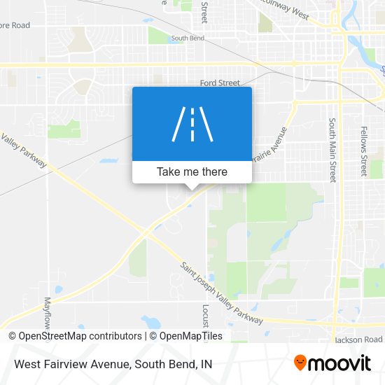 Mapa de West Fairview Avenue