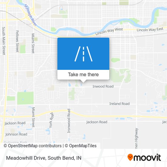Meadowhill Drive map