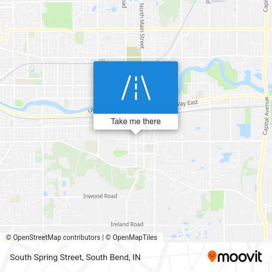 Mapa de South Spring Street