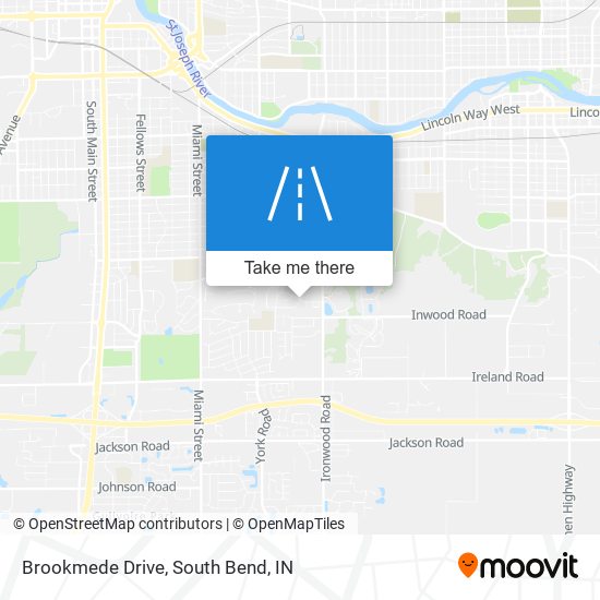 Brookmede Drive map