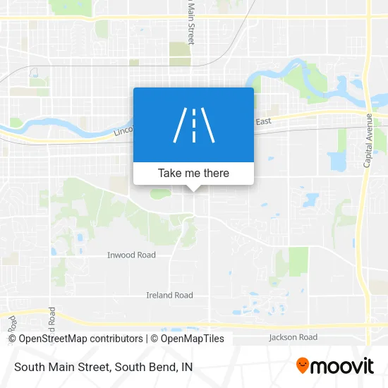 South Main Street map