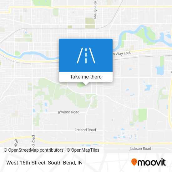 Mapa de West 16th Street