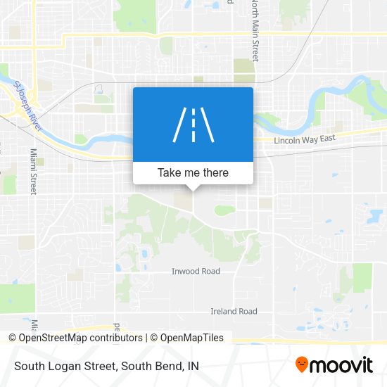 Mapa de South Logan Street