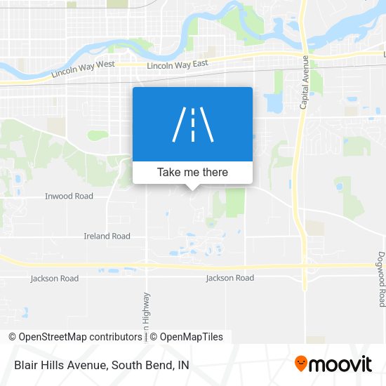 Mapa de Blair Hills Avenue