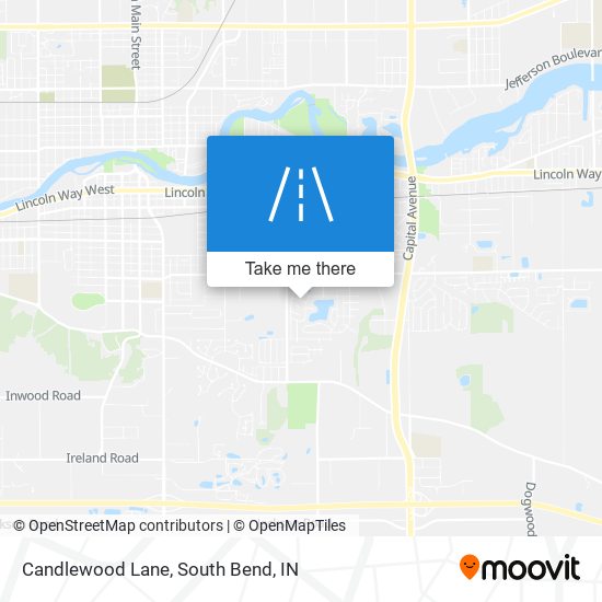 Candlewood Lane map