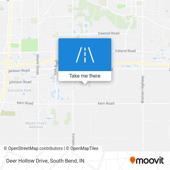 Deer Hollow Drive map