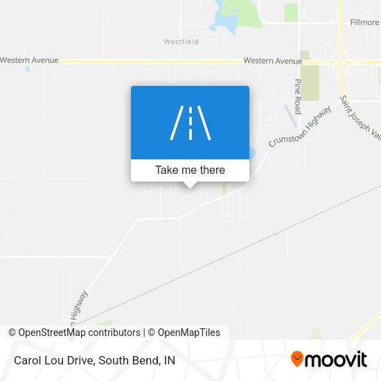 Carol Lou Drive map