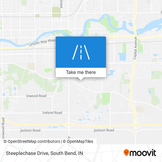 Mapa de Steeplechase Drive