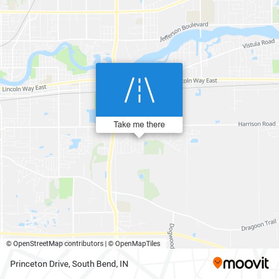 Mapa de Princeton Drive