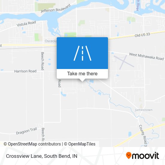Crossview Lane map