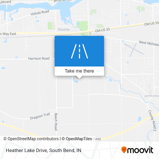 Heather Lake Drive map