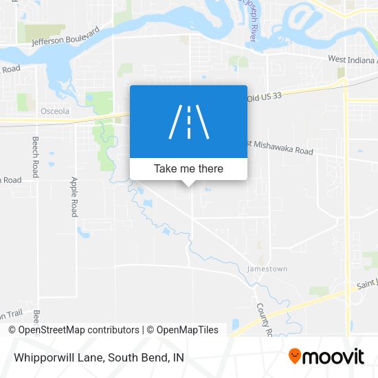 Mapa de Whipporwill Lane