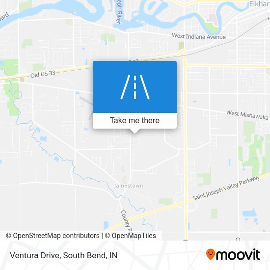 Mapa de Ventura Drive