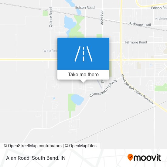 Mapa de Alan Road