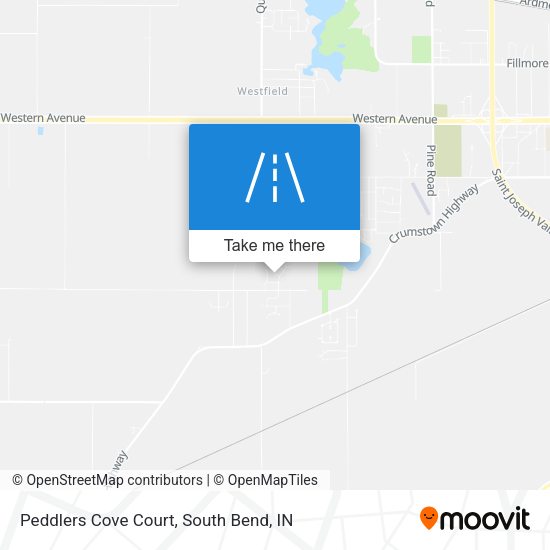 Peddlers Cove Court map