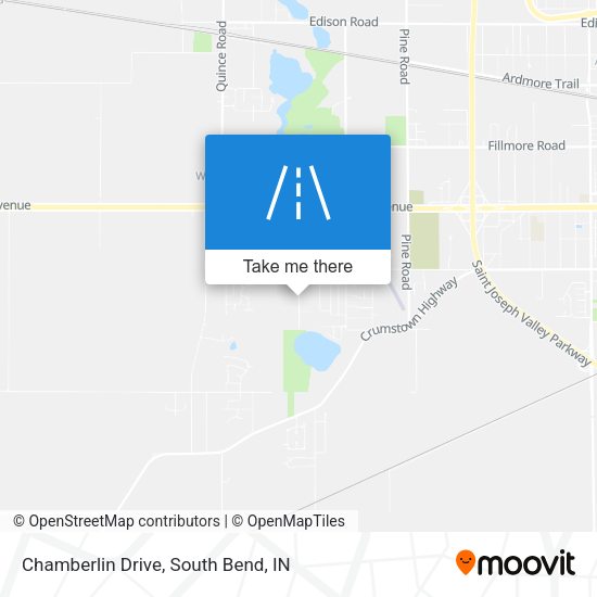 Chamberlin Drive map