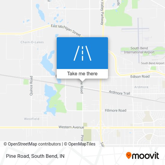 Mapa de Pine Road