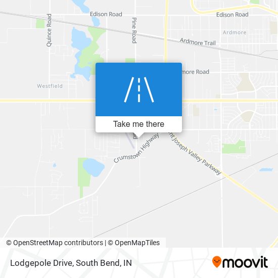 Lodgepole Drive map