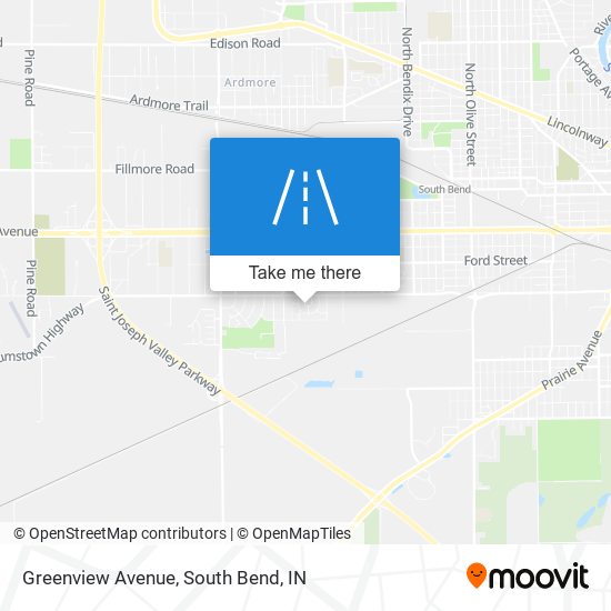 Mapa de Greenview Avenue