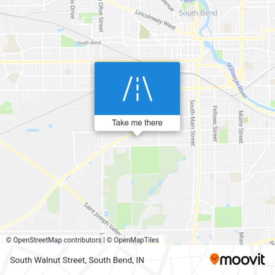 Mapa de South Walnut Street