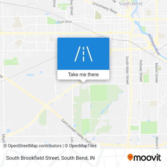 South Brookfield Street map