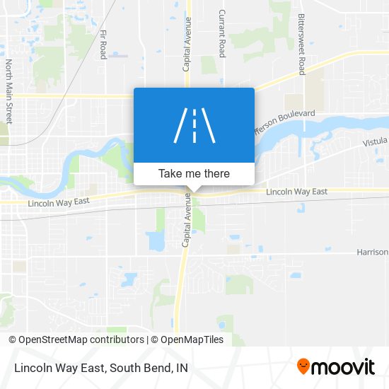 Lincoln Way East map