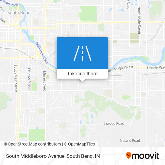 Mapa de South Middleboro Avenue