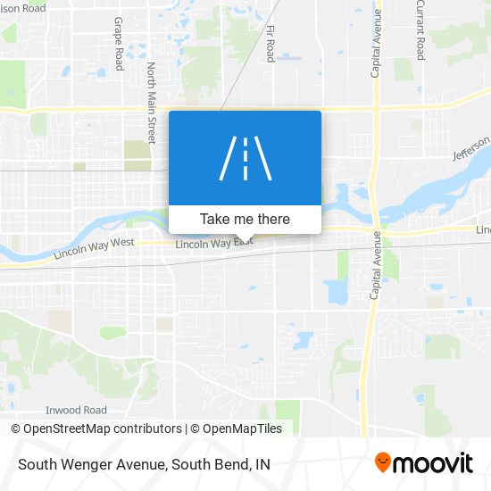 South Wenger Avenue map