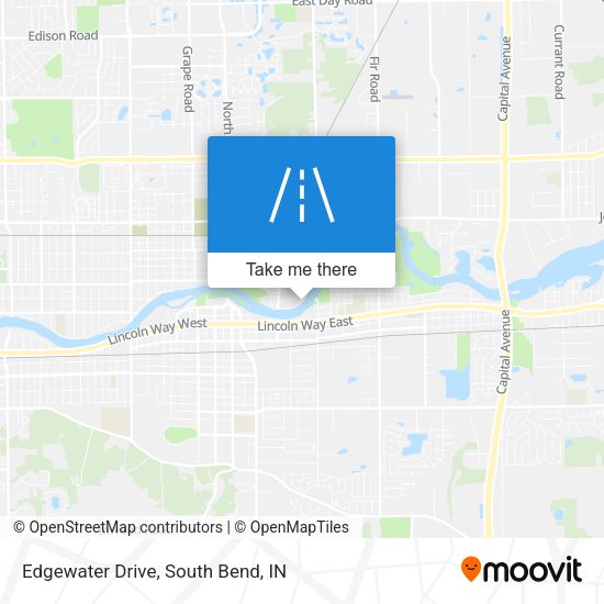 Edgewater Drive map