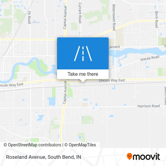 Mapa de Roseland Avenue