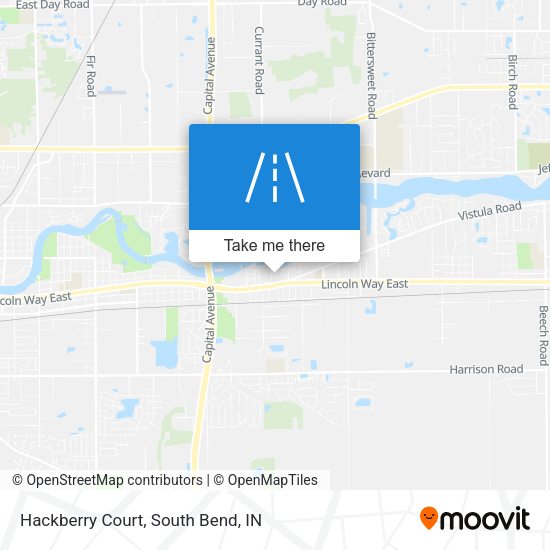 Mapa de Hackberry Court