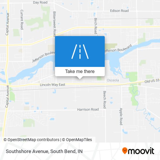 Mapa de Southshore Avenue