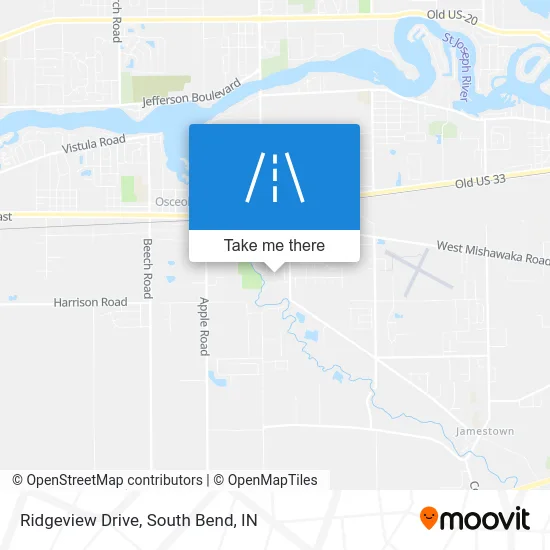 Ridgeview Drive map