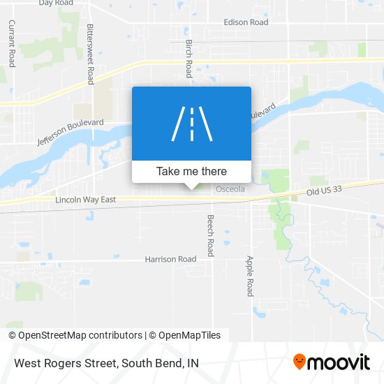 West Rogers Street map