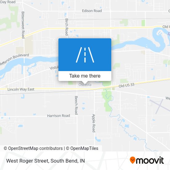 Mapa de West Roger Street