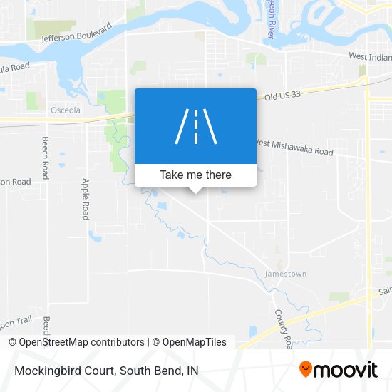 Mapa de Mockingbird Court