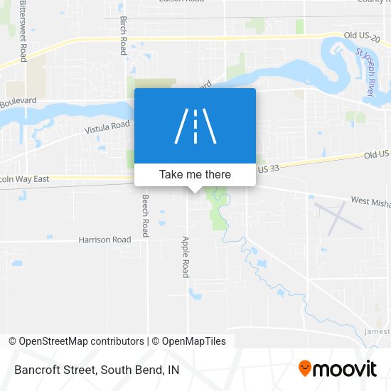Bancroft Street map