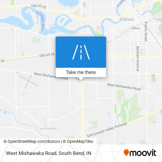 Mapa de West Mishawaka Road