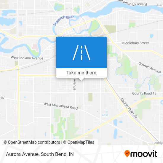 Mapa de Aurora Avenue