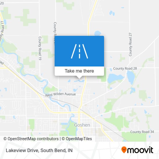 Mapa de Lakeview Drive