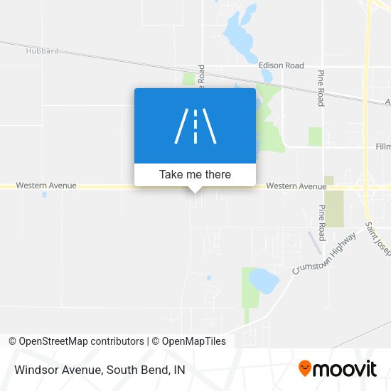 Mapa de Windsor Avenue