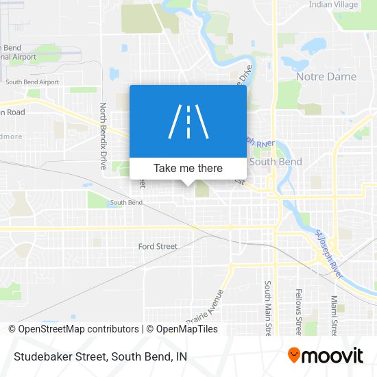Studebaker Street map